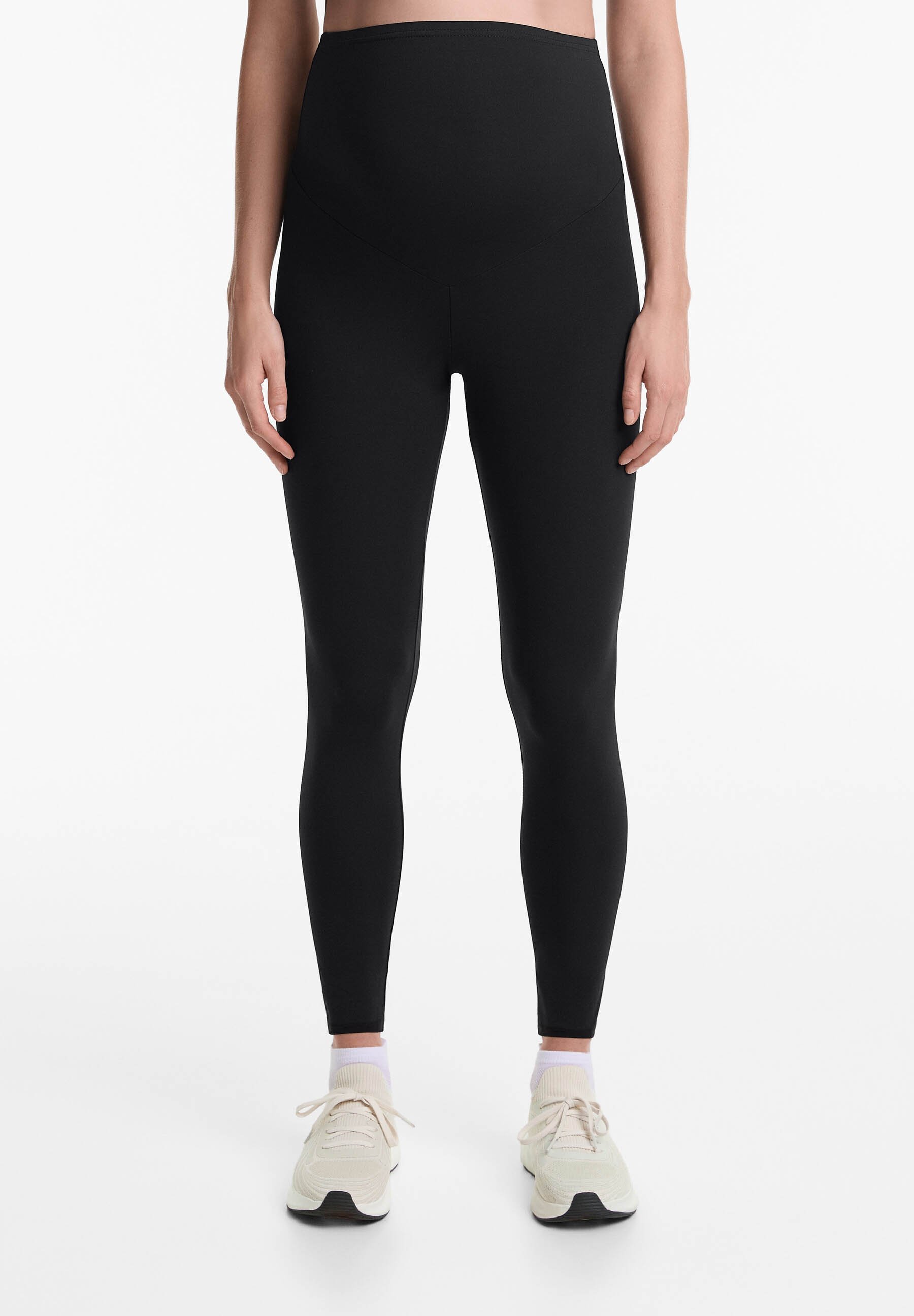 OYSHO COMFORTLUX 65cm ZWANGERSCHAPSlegging - Broek - zwart