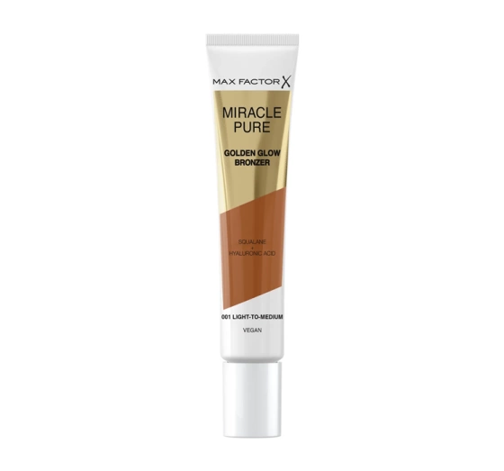 Max Factor Miracle Pure kremowy bronzer do twarzy 001 Light To Medium 15 ml