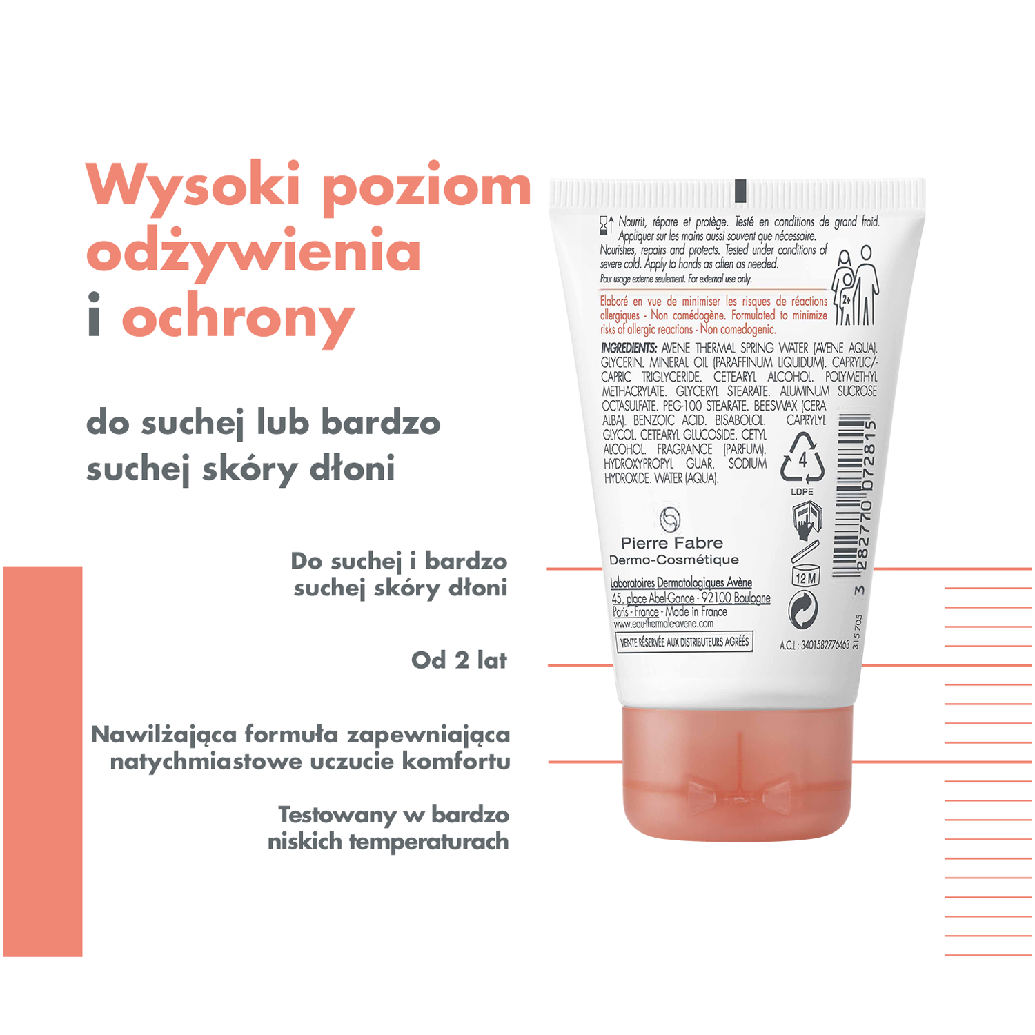 Cremă de mâini Avene 50 ml