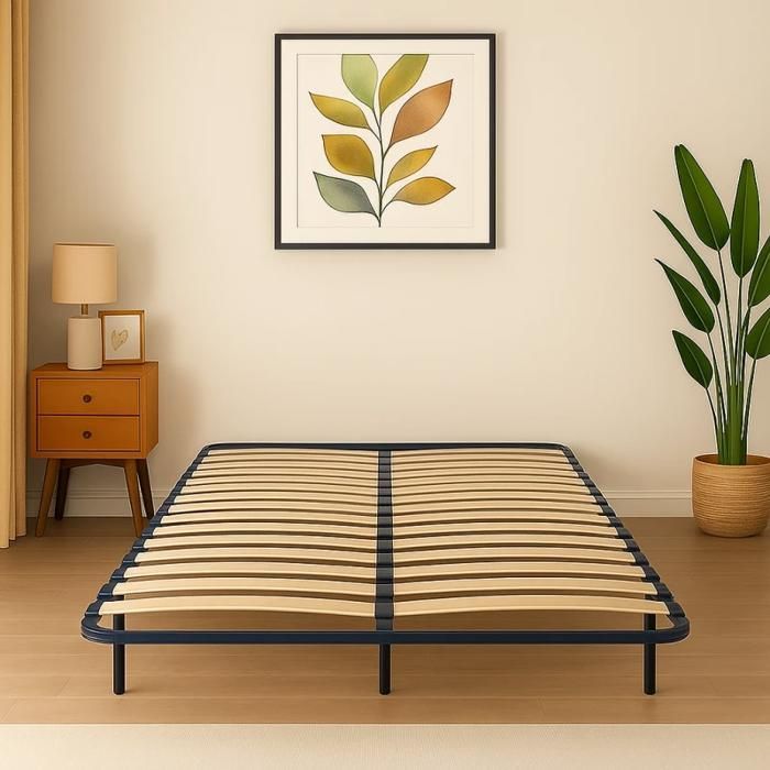 Folding bed base - 160 cm sleeping area