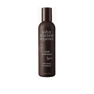 John Masters Organics Repair Shampoo Szampon regenerujący do włosów zniszczonych z miodem i hibiskusem do włosów farbowanych 473 ml 473 ml