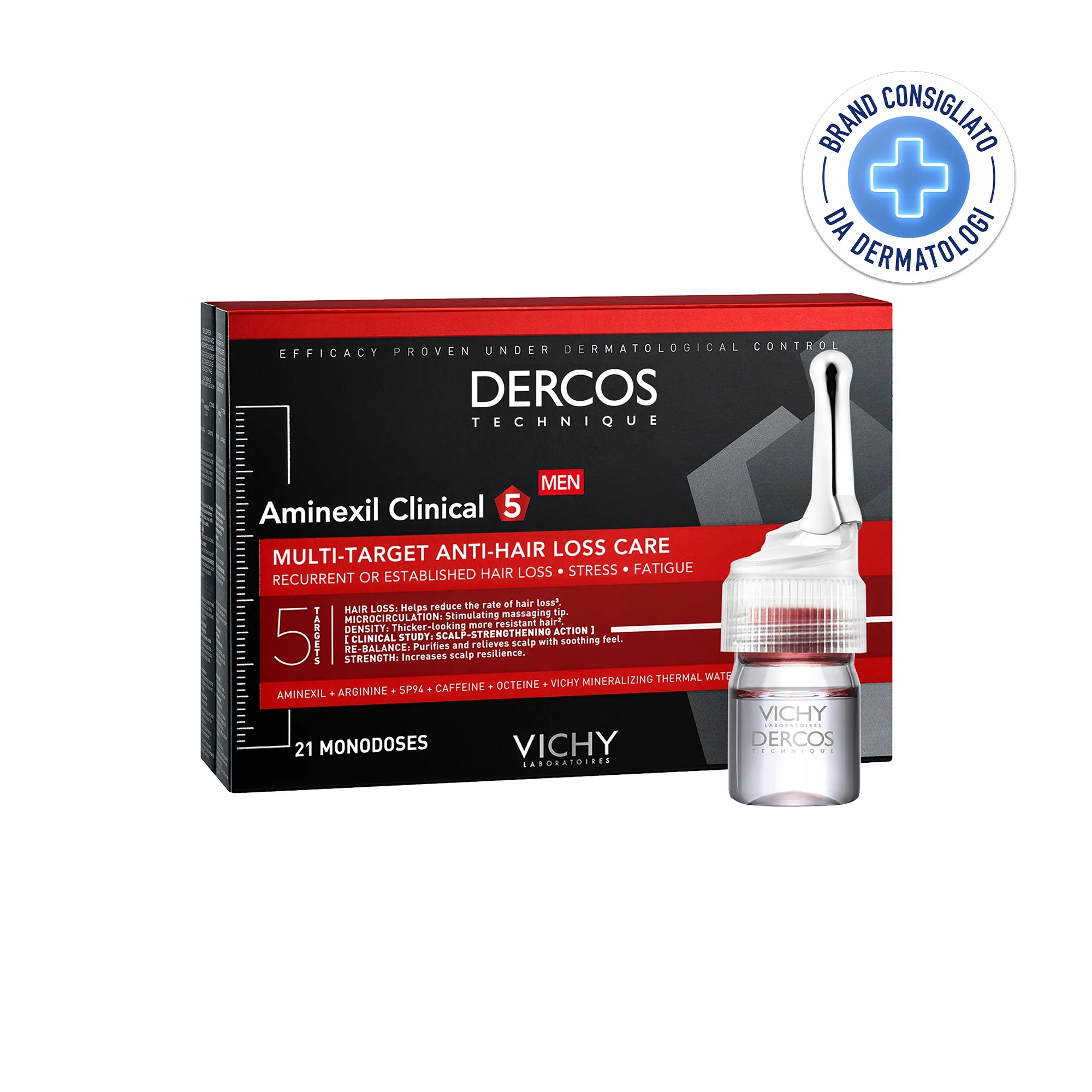 VICHY Vichy Dercos Aminexil Intensive 5 Men 21 Flaschen gegen Haarausfall
