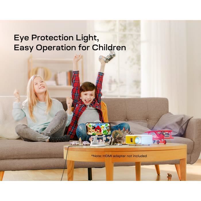 Vidéoprojecteur YOTON Y3 - Mini Projecteur 1080P - pour Home Cinéma 7500 Lumens - HDMI/USB/AV/Ordinateur