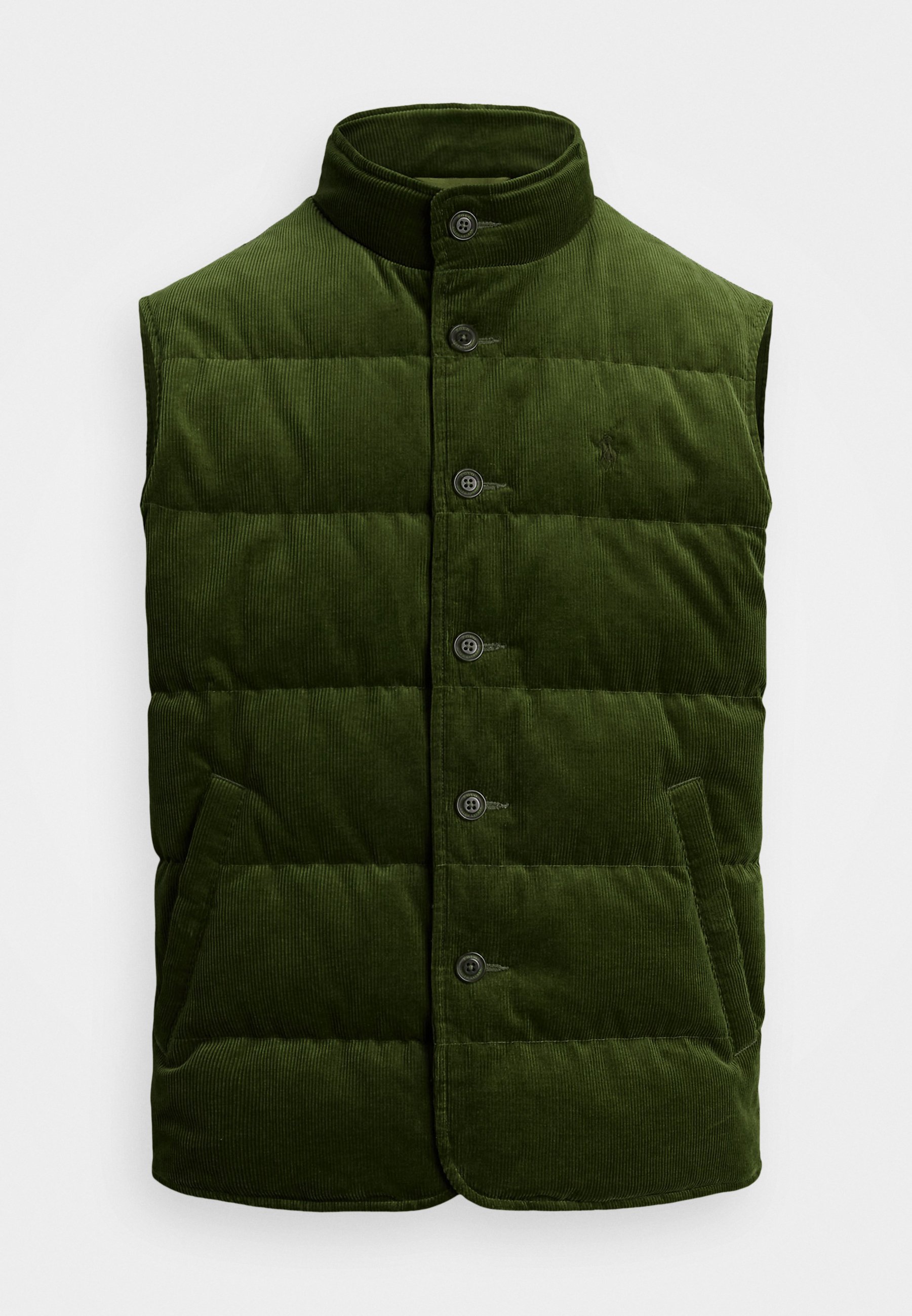Polo Ralph Lauren QUILTED CORDUROY VEST - Vest - country olive