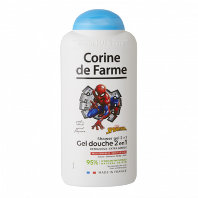 Corine de Farme Lasten 2-in-1 Hämähäkkimies-suihkugeeli 300 ml