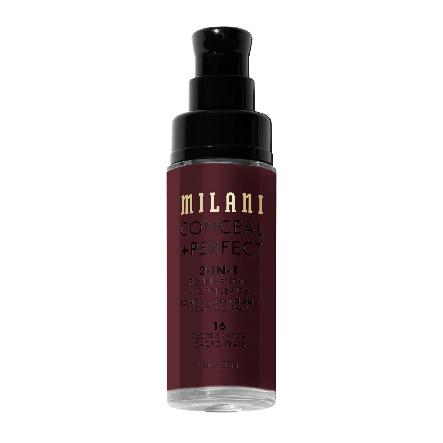 Fondotinta e correttore 2 in 1 Milani + - 30 ml