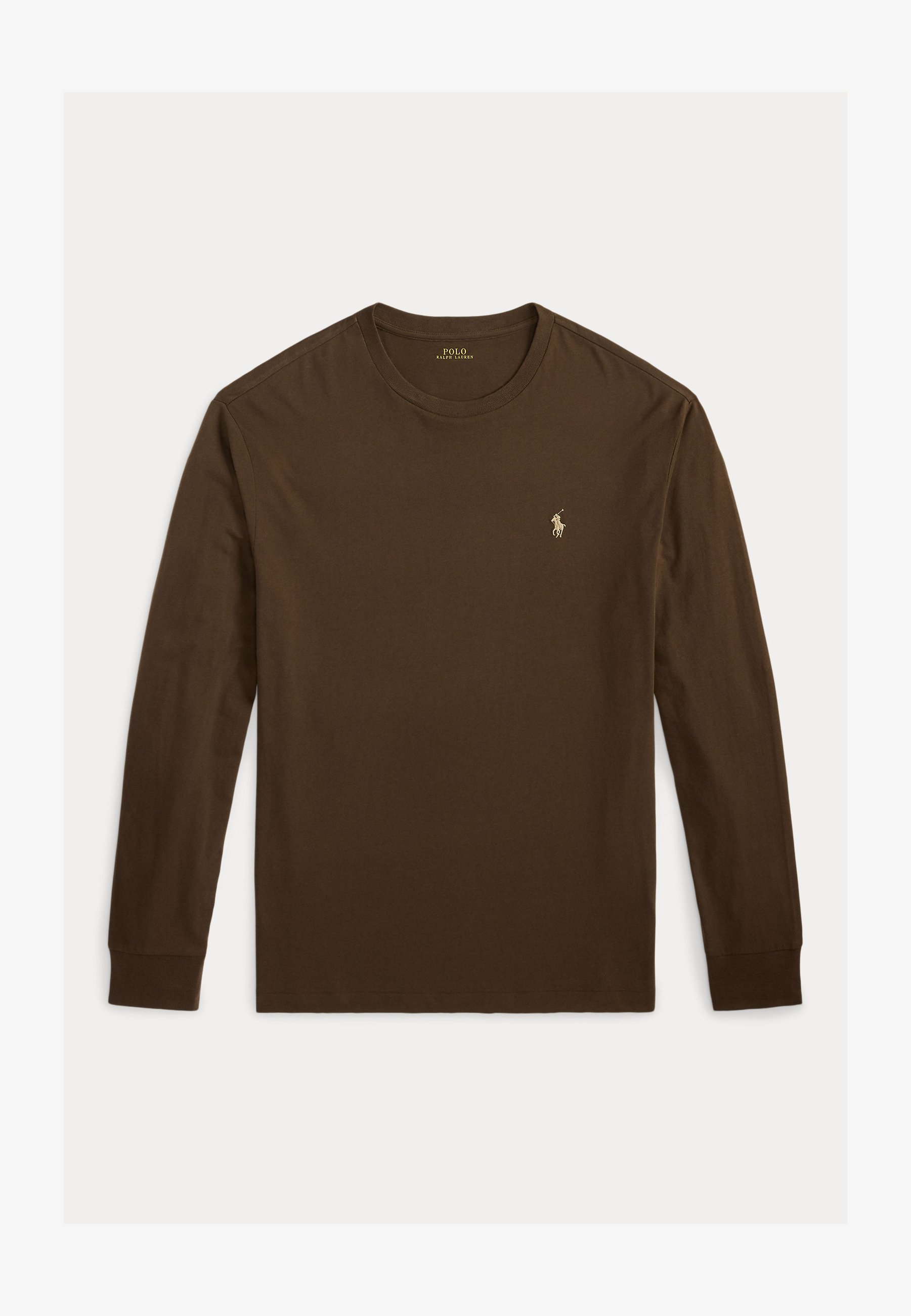 Polo Ralph Lauren CUSTOM SLIM FIT JERSEY T-SHIRT - Langarmshirt - Muskatbraun