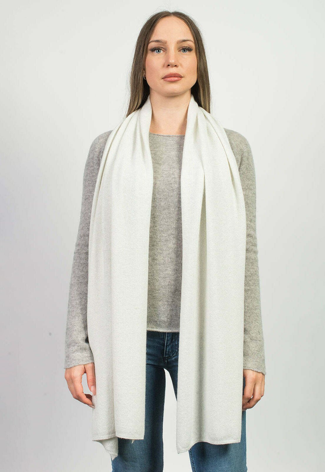 Dalle Piane Cashmere LUXEX - Sjaal - bianco