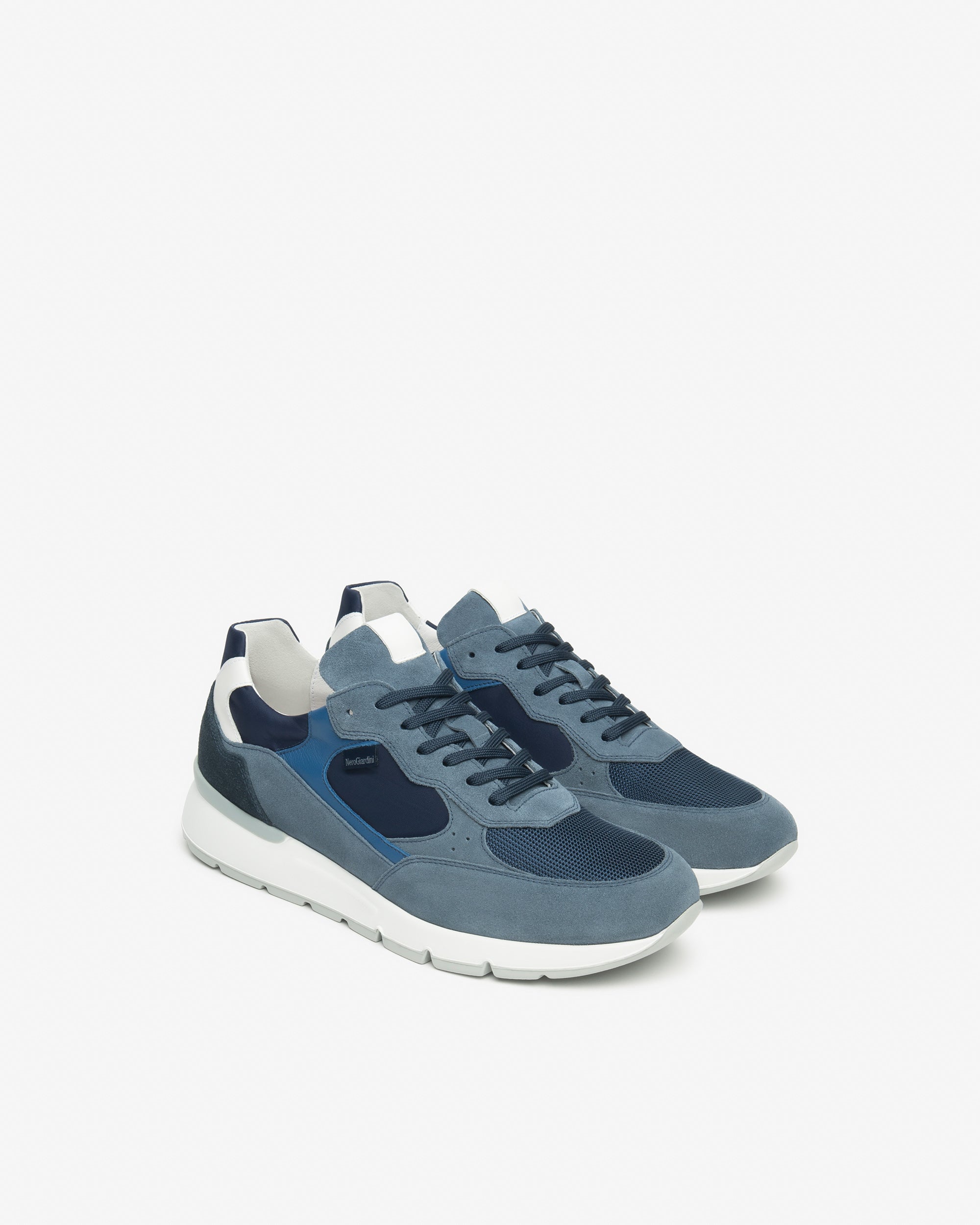  Herren-Sneaker aus Leder, Wildleder und Canvas