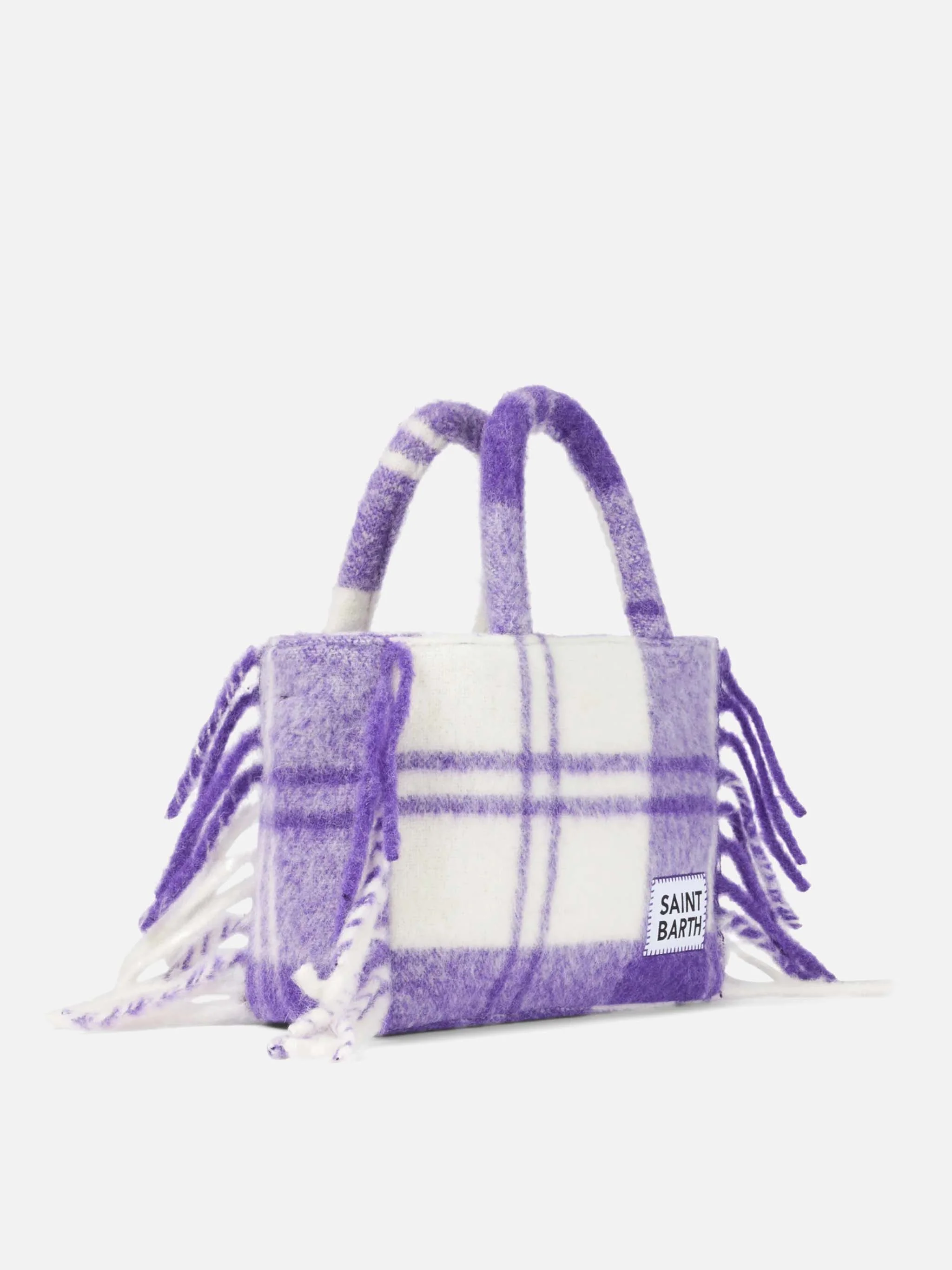 Colette-tas bedekt met tartanprint.