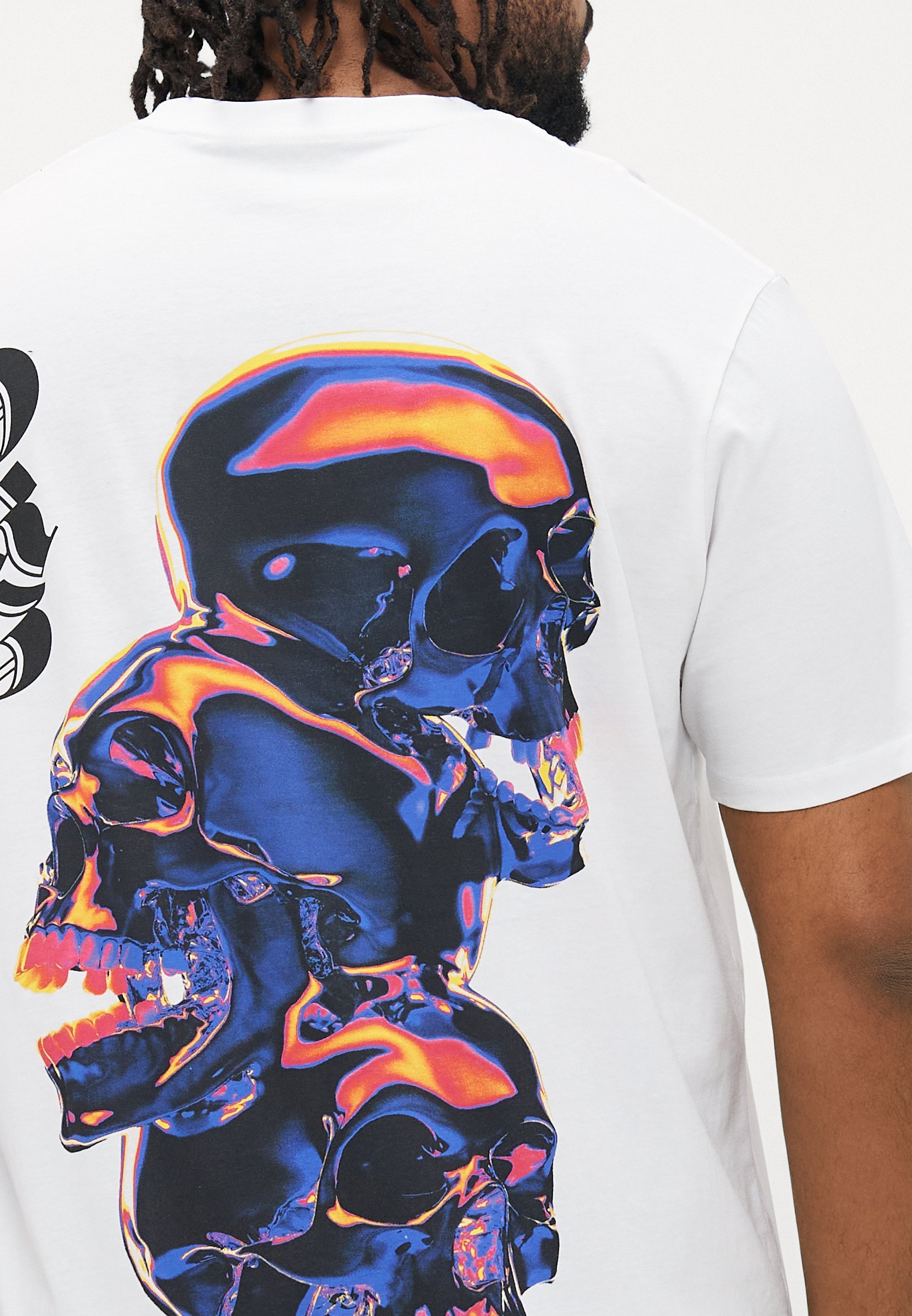Jack & Jones JORSTEEL GALLERY T-Shirt – Bedrucktes T-Shirt – Weiß