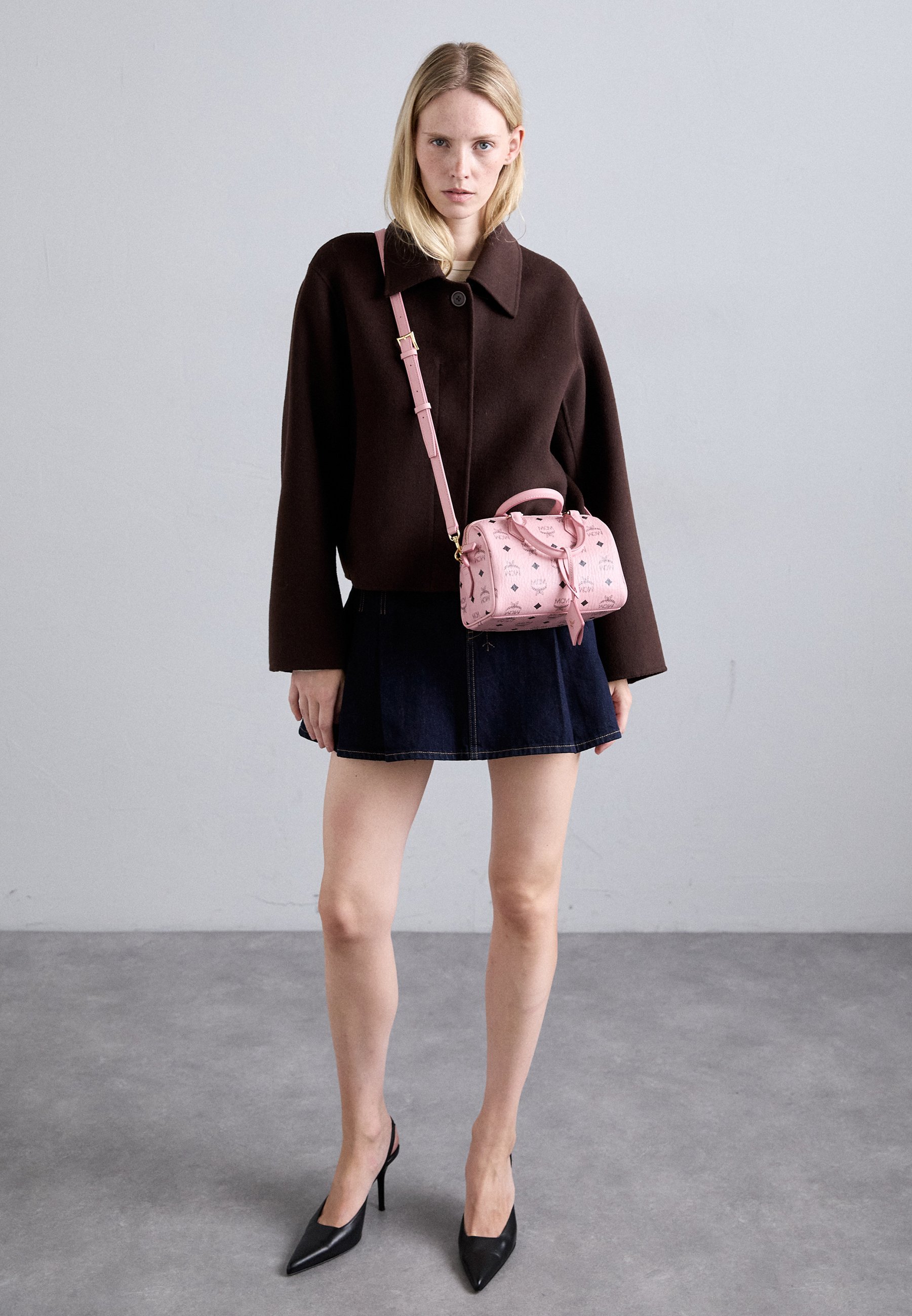 Sac à main MCM ELLA BOSTON - rose pâle
