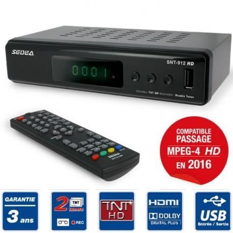 SEDEA HD Digitaler terrestrischer Receiver/Decoder - Dual-Tuner