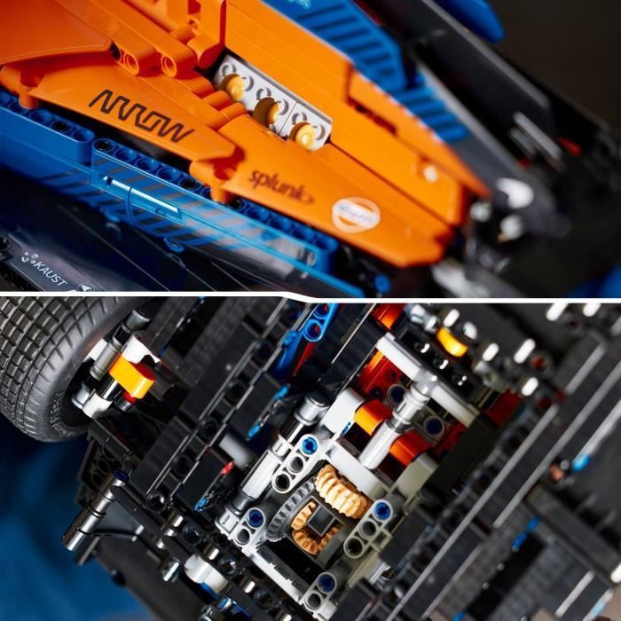 LEGO® 42141 Technic McLaren Formula 1 2022 Race Car, F1 Model, Construction Kit, Model Kit for Adults