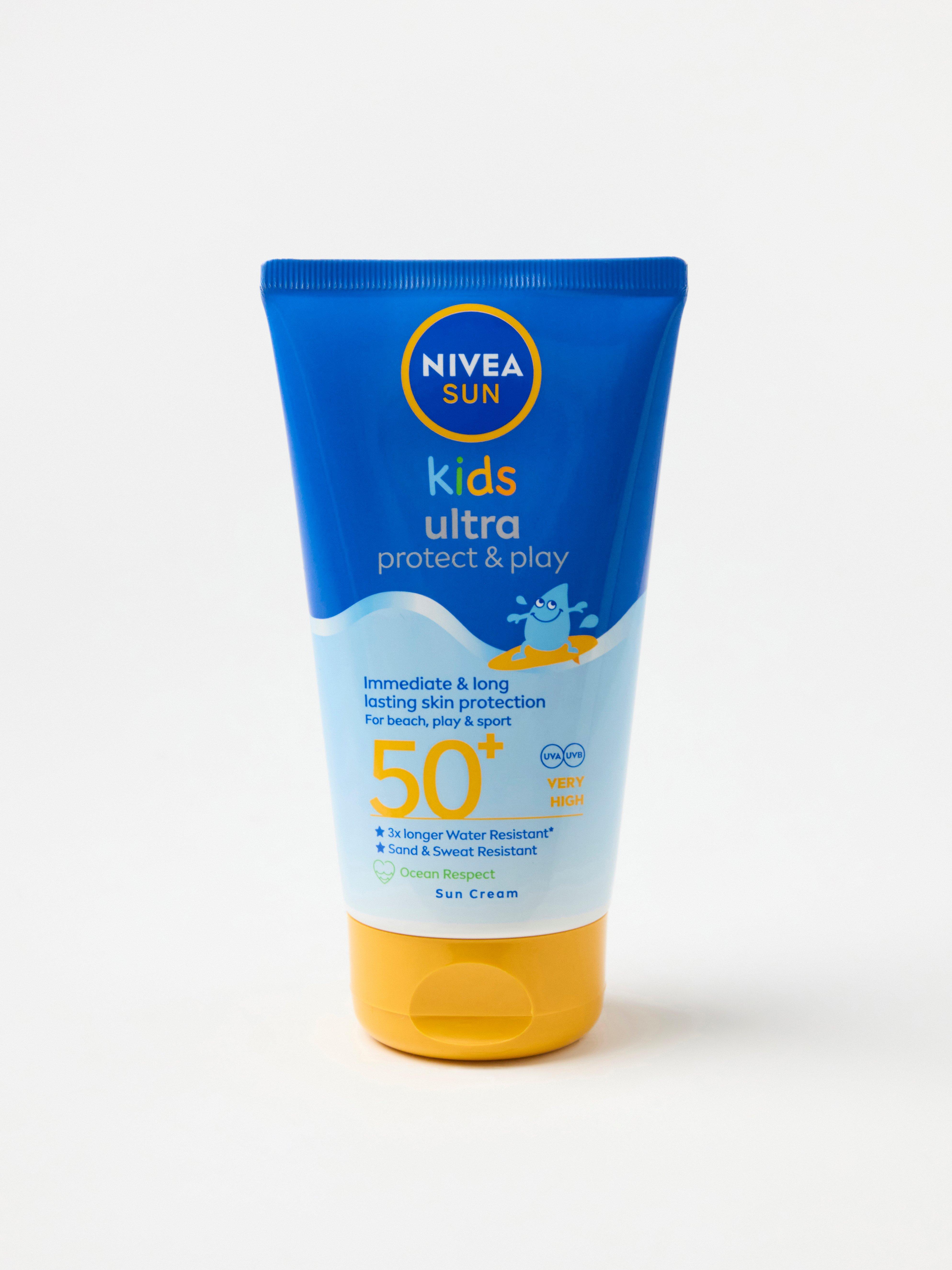 NIVEA Kids Ultra Protect & Care solkrem SPF 50 uten farge