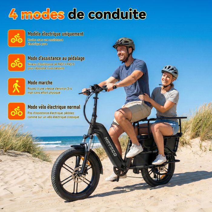 HOVSCO HovCart Vélo Électrique 20