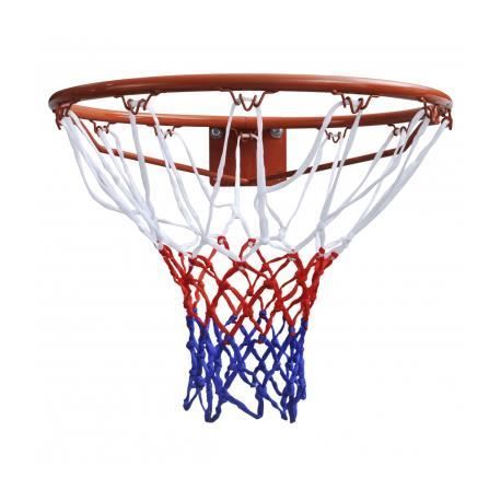 Juego de aro de baloncesto vidaXL con red, color naranja, 45 cm