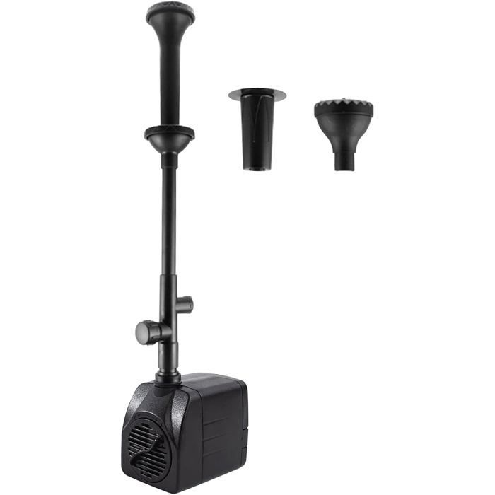 Bomba sumergible para estanques de 2000 l/h, 25 W, 220 V, con filtro LED, ecológica y silenciosa para uso en jardines.