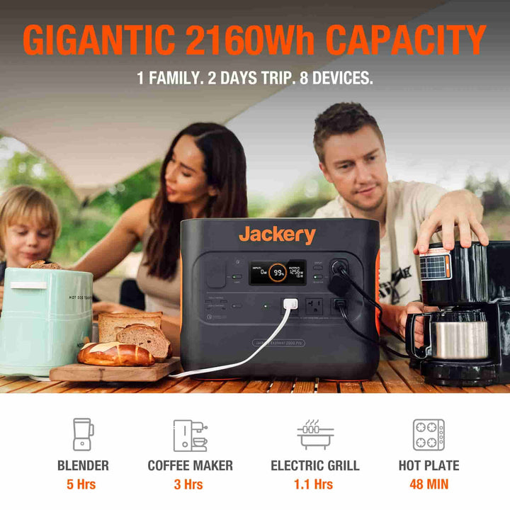 ????2023???? Nova Estação de Energia Portátil Jackery Explorer 2000 Pro