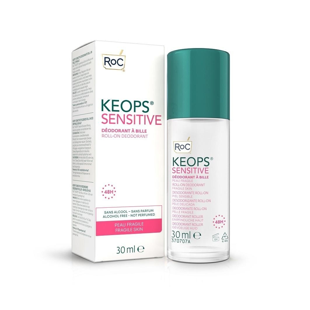 RoC dezodorants Keops rullītis jutīgai ādai – 30 ml