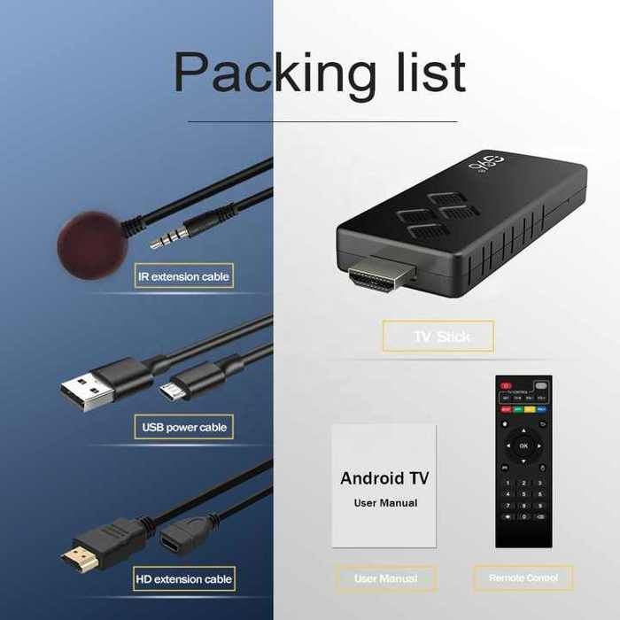 TV Stick - LPNOVE - 4K HD - Android 11.0 - 2,4 G & 5,8 G - 2G+8G
