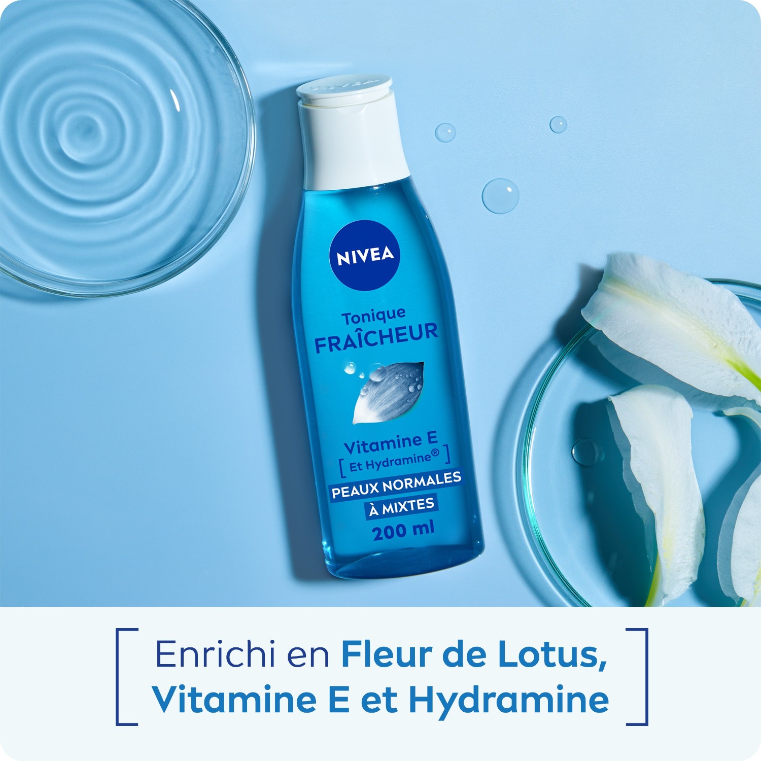 NIVEA Lotion tonique Fraîcheur Lotus sacré