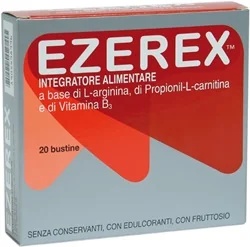 Ezerex Complemento alimenticio para hombres con disfunción eréctil 20 sobres