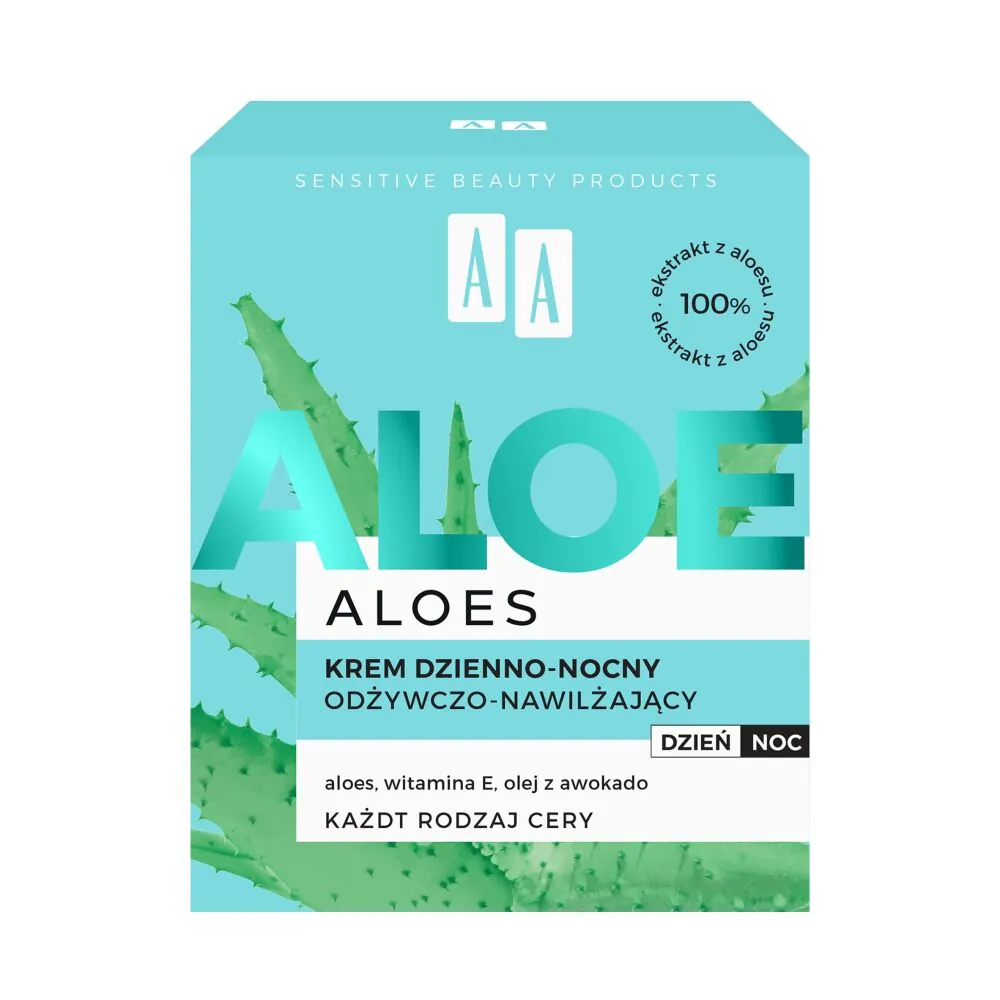 AA Aloes krem do twarzy odżywczo-nawilżajacy dzienno-nocny