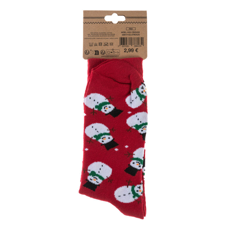 Calcetines y medias rojas para hombre