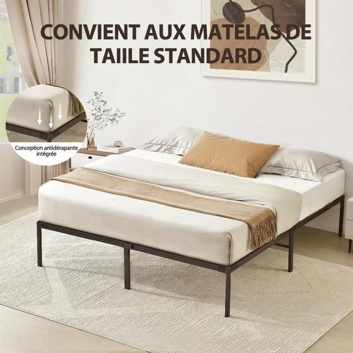 Matratze und Lattenrost-Set 140x190, Bett 140x190 mit Lattenrost und Matratze, Matratze 140x190x26cm