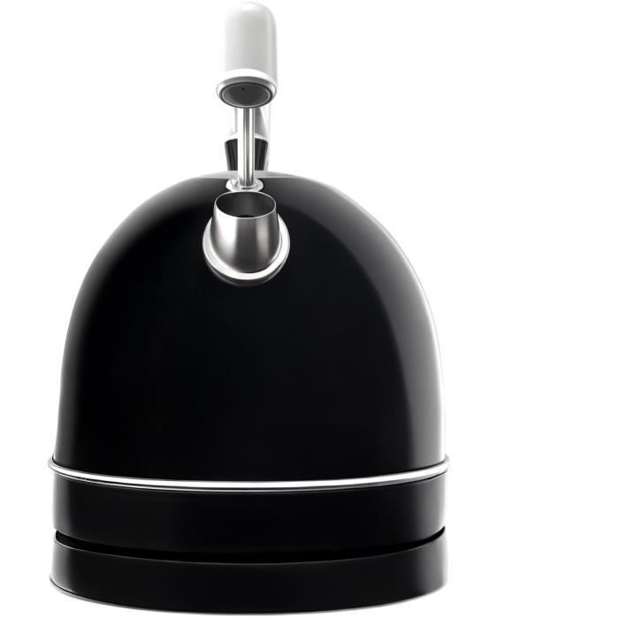 Bouilloire vintage - SWEISS - KTL9 - 2200 W - 1,8 L - Socle 360° - Noir