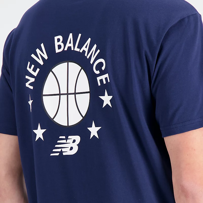 Hoops Essentials Herren-T-Shirt - NB NAVY