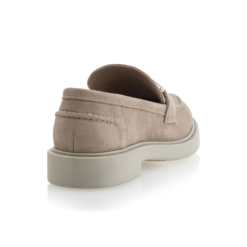 Mocassins / chaussures bateau Femme Beige
