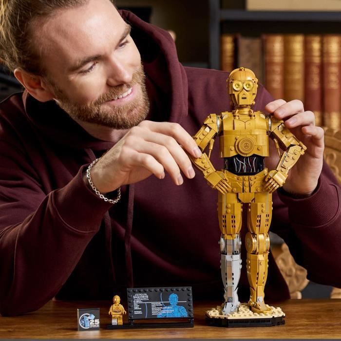 LEGO® Star Wars 75398 C-3PO - Buildable Droid Figure - Model Kit for Adults