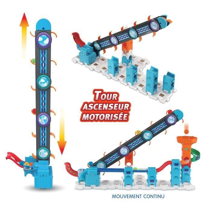 VTECH MARBLE RUSH Kugelbahn – SUPER SKY TOWER SET XL300E – 143 Teile – Für Kinder ab 4 Jahren
