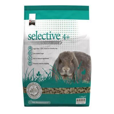 Alimento veterinario selectivo para conejos adultos (1,5 kg) - Extrusionado