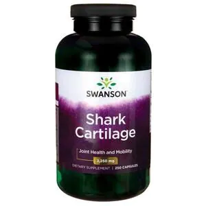 Swanson Shark Cartilage Chrząstka Rekina 750 mg Kapsułki