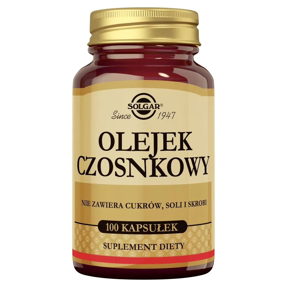 Solgar Olej czosnkowy kapsułki