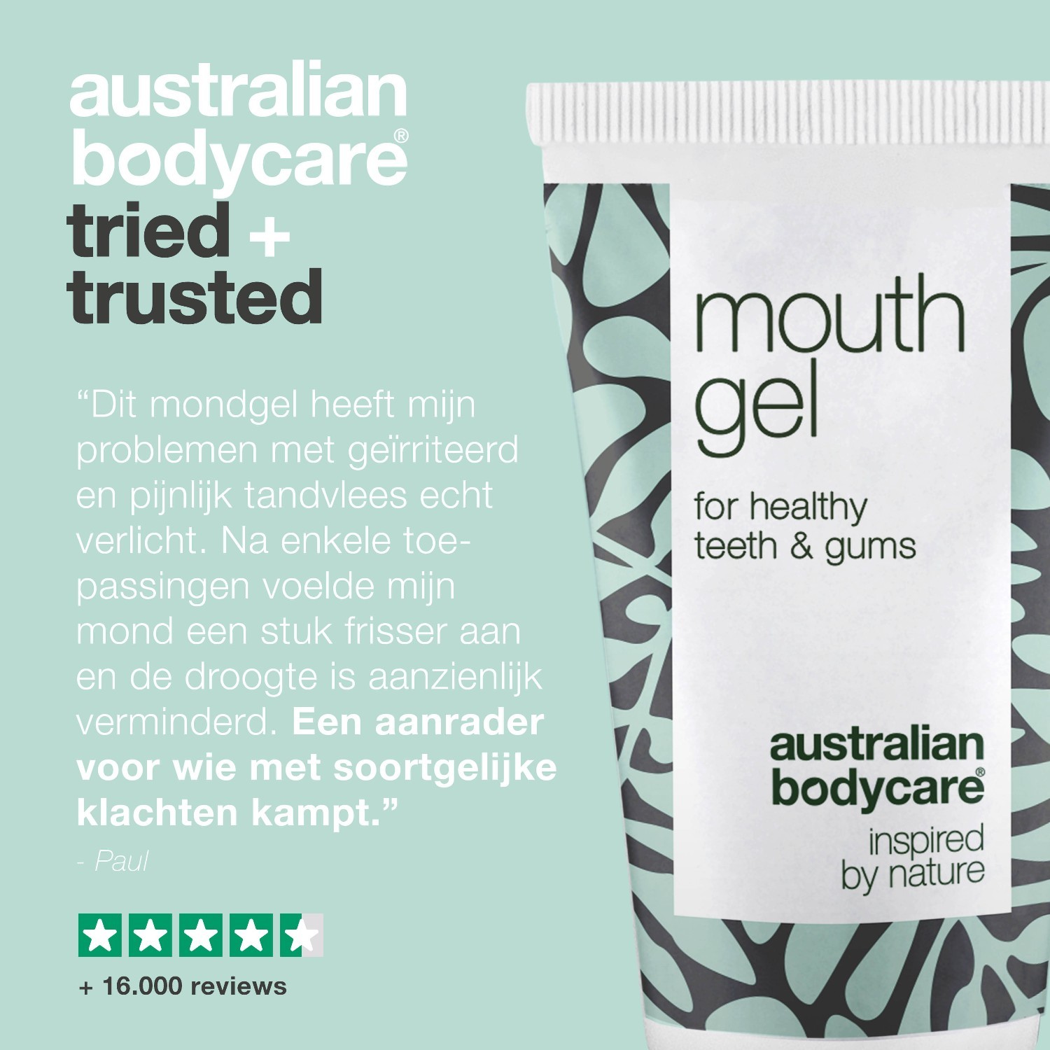 „Australian Bodycare“ burnos skalavimo gelis – 50 ml