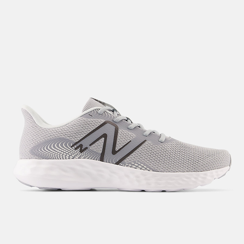 Tênis masculino 411v3 - Cinza com detalhes em preto metálico