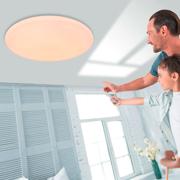 Lampă de tavan LED XXL 48383-50RGB, Ø 70 cm