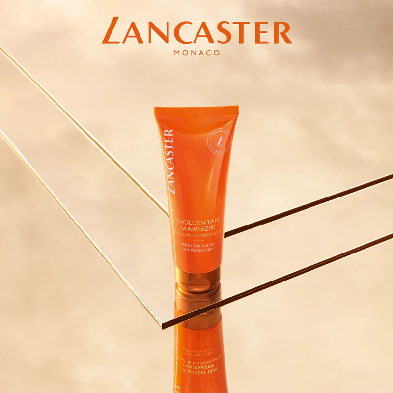 Lancaster Golden Tan Maximizer After Sun Lotion, een bodylotion die de bruining verlengt.
