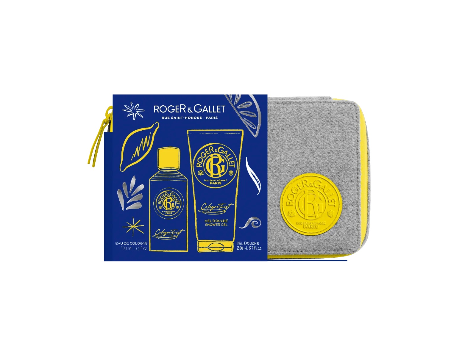 Herenparfumset R&G Roger & Gallet Trousse Noel Keulen Homme