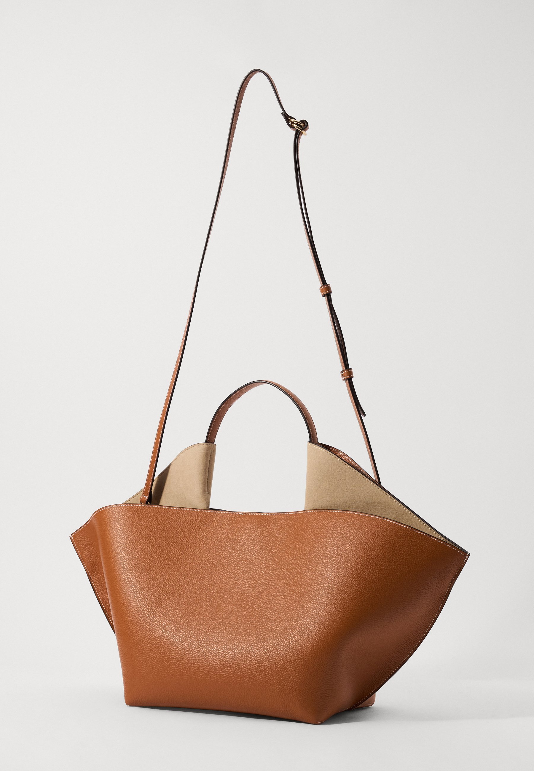 Bolsa Ree Projects ANN TOTE MÉDIA - Cor caramelo