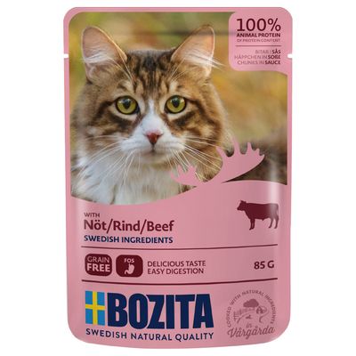 Bocconcini di Bozita in bustine di salsa, confezione risparmio da 24 x 85 g