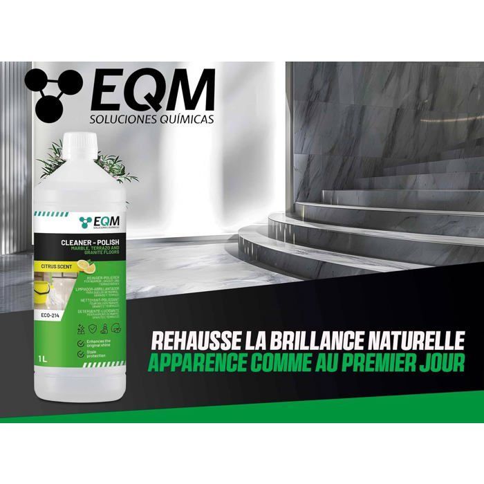 Nettoyant et Polissage pour Marbre & Pierre naturelle - 1L - Rehausse la couleur et la brillance naturelles