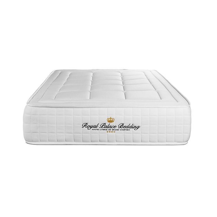 Mattress and bed base set - ROYAL PALACE BEDDING - Balmoral 90x200 cm - High-resilience foam - Firm