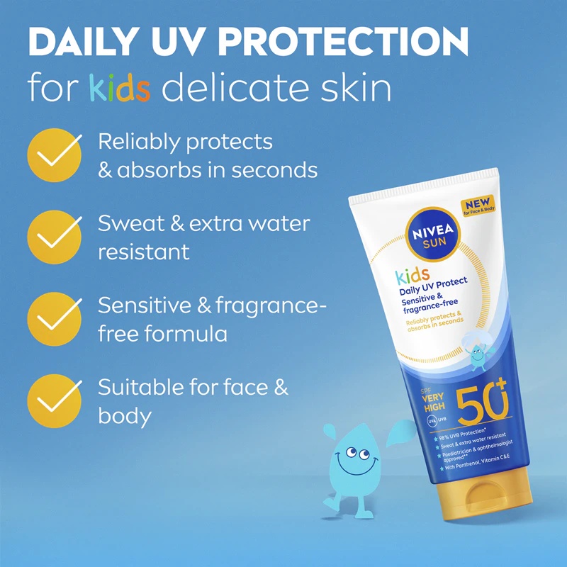 NIVEA SUN Kids saules aizsargkrēms bērniem