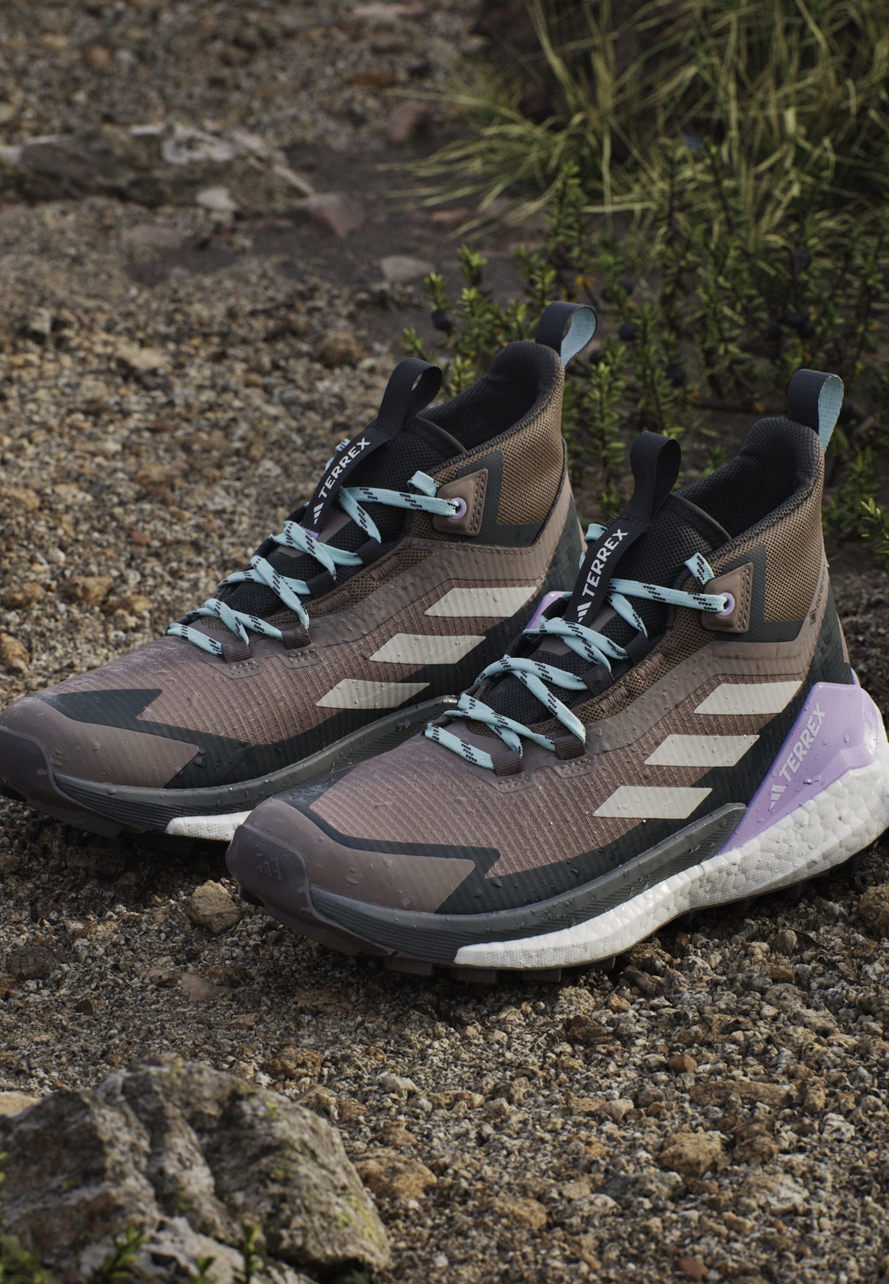 Adidas Terrex FREE - Wandelschoenen - spoorbruin/beige