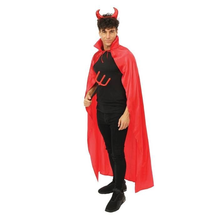 Diavolo - Piccolo Pagliaccio - Adulto - Taglia unica - Rosso - Strumento pratico